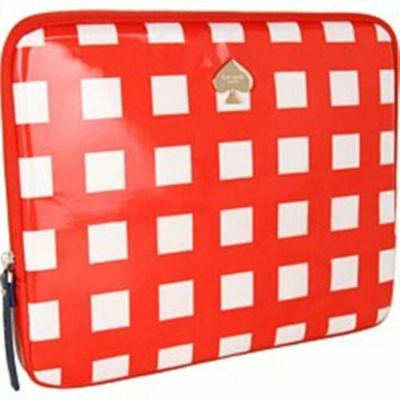 KATE SPADE New York SLEEVE iPAD Zip POP ART Check - Picture 1 of 2